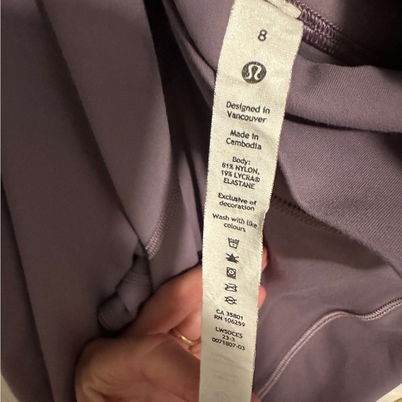 Lululemon Athletica Mauve High-Waisted Leggings - Picture 3 of 4